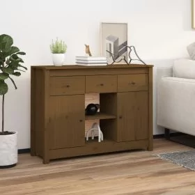 Sideboard Honey Brown 100x35x74,5 cm Solid Wood Pine