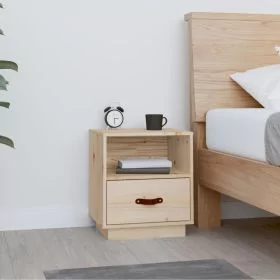 Bedside Table - SIENA Ben Nightstand Natural 40cm