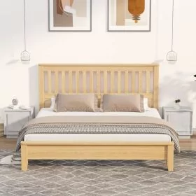 Bedside Table - HASTINGS 2 Piece Nightstand Concrete Grey 44cm