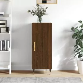 Sideboard Brown Oak 34.5x34x90 cm Engineered Wood