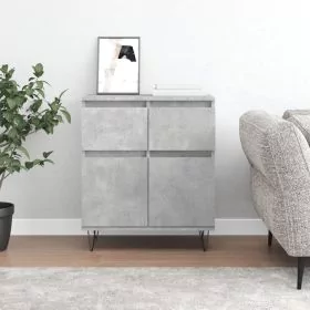 Sideboard Concrete Grey 60x35x70 cm Engineered Wood