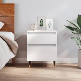 Bedside Table - PHOENIX Jace Nightstand White 40cm