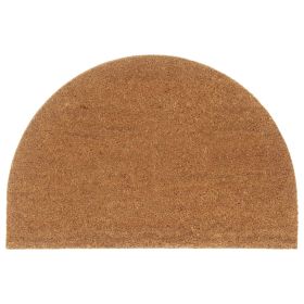 Door Mat Natural Half Round 60x90cm Tufted Coir