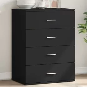 Sideboard Black 60x39x80 cm Engineered Wood