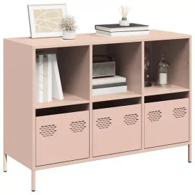 Sideboard Pink 101.5x39x73.5 cm Cold-rolled Steel