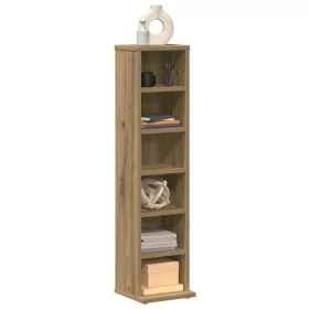 CD Cabinet Artisan Oak 21x20x88 cm Engineered Wood