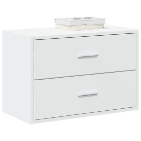 RIMA White Chest of Drawers - Small-sized, 2 Drawers