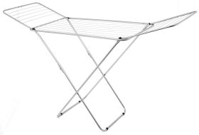 Rustproof Silver Foldable Laundry Clothes Airer Dryer Rack - Sliver