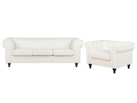 Living Room Set Fabric CHESTERFIELD