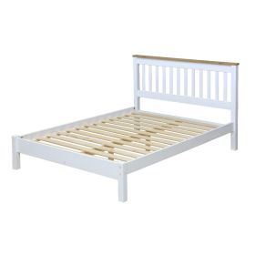 Capri White Pine Bed Frame - Double 4ft6
