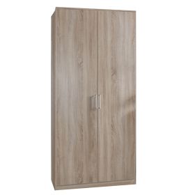 Wardrobe - OKHRA 2 Door Wardrobe Oak 90cm