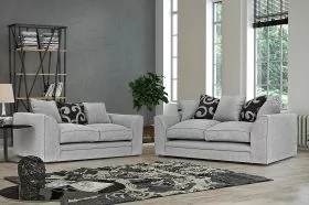Dorota Fabric 3 Seater and 2 Seater Sofa Set
