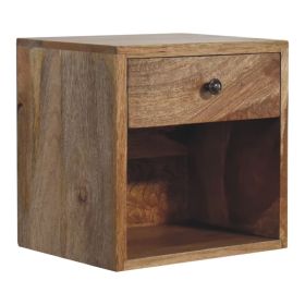 Bedside Table - TIVERTON Nightstand Oak-Ish 30cm