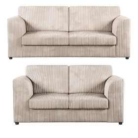 Cream 3 seater with 2 Seater Sofa Set