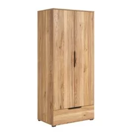 Wardrobe - TIVERTON 2 Door Wardrobe Oak Mauvella 86cm