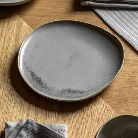 Zurich Dove Grey Side Plate Collection - Grey