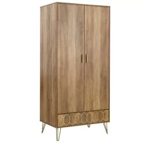 Wardrobe - OBAMA 2 Door Wardrobe Mango Wood 83cm