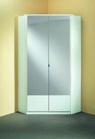 Corner Wardrobe - INAGU 2 Door Wardrobe White 95cm