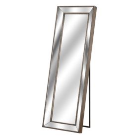 Augustus Tall Cheval Wall Mirror - Gold