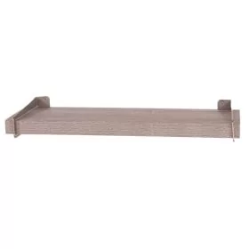 Livia Grey Oak 80cm Chunky Shelf with Slide On Metal Brackets