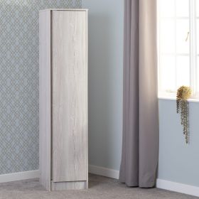 Wardrobe - MALDEN 1 Door Wardrobe Urban Snow 40cm