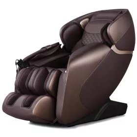Massage Chair - Full Body Electric Zero Gravity Massage Recliner with Foot Roller-Brown