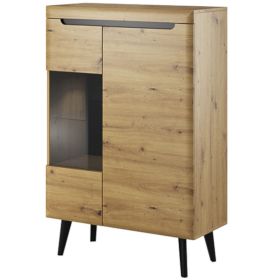 Serie Display Sideboard Cabinet - Oak Artisan
