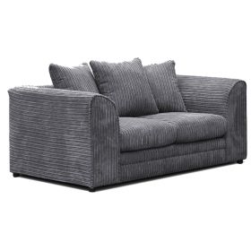 Desmond Jumbo Cord 2 Seater Sofa Grey and Other Colours