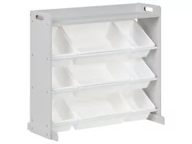 Shelf with 9 Boxes Grey COLLIE