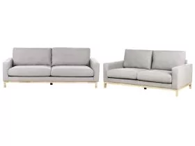 Fabric Living Room Set Grey SIGGARD