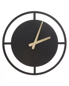 Wall Clock TRIENT 40 cm Metal Black