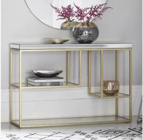 Wrecsam Console Table - Champagne