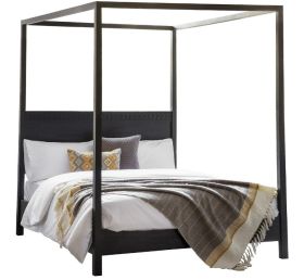 Tendring 4 Poster Bed King Size Bed - Black