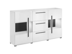 Oklahoma 28 Display Sideboard Cabinet - White