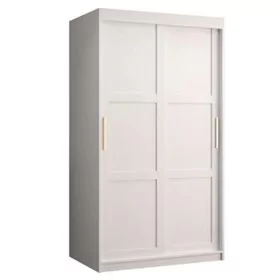 Sliding Wardrobe - CLIFFORD I 2 Door Wardrobe White 100cm