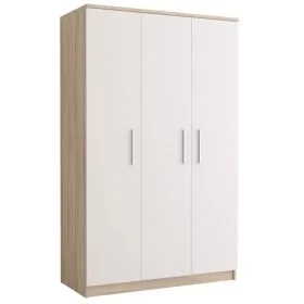 Wardrobe - ORMISTON 3 Door Wardrobe Oak Sonama 120cm