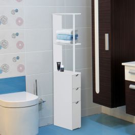 3-Drawer Slim Bathroom Storage Cabinet