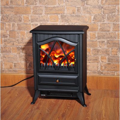 1.8KW Electric Log Flame Effect Fireplace