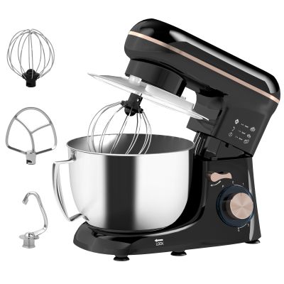 HERON 1300W Kitchen Stand Mixer, with Accessories - Black