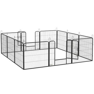 Heavy Duty Puppy Play Pen, 12 Panels Pet Exercise Pet, Pet Playpen for Small and Medium Dogs