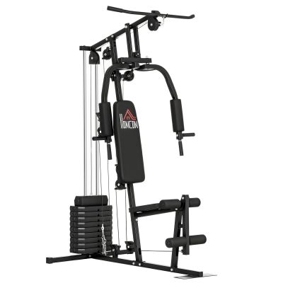 Multifunction Home Gym Machine, with 45kg Weight Stacks, for Strength Training