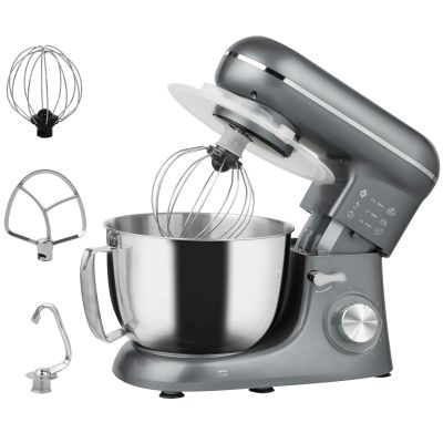HERON 1300W Kitchen Stand Mixer with Accessories - Silver