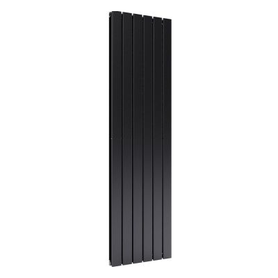 160cm H Smoke Grey Vertical Radiator With Double Panel - 6 Columns
