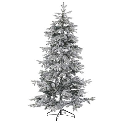 Snowy Peaks Christmas Tree 210 cm - White