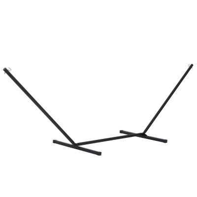 Metal Frame Adjustable Hammock Stand - Black