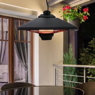 2KW Hanging LED Halogen Heater w/ Remote Control