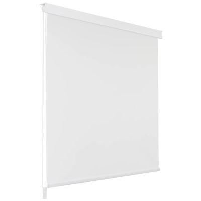 Shower Roller Blind 100x240 cm White