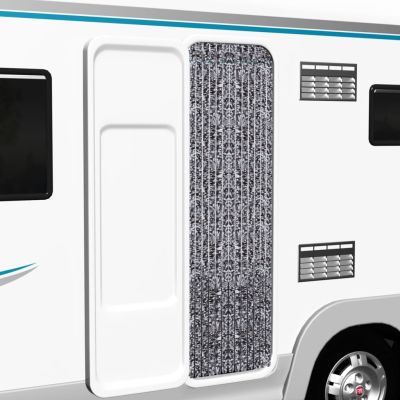 Insect Curtain Brown and Beige 90x200 cm Chenille