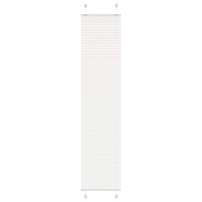 Pleated Blind White 40x200 cm Fabric Width 39.4 cm Polyester