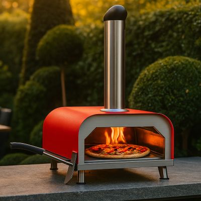 CRANBROOK Pellet Pizza Oven - Red